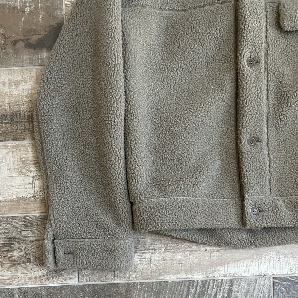 $2,695 NWT Burberry Solid Brown Front Button Heavy Chore Jacket Size 2XL - Picture 6 of 10